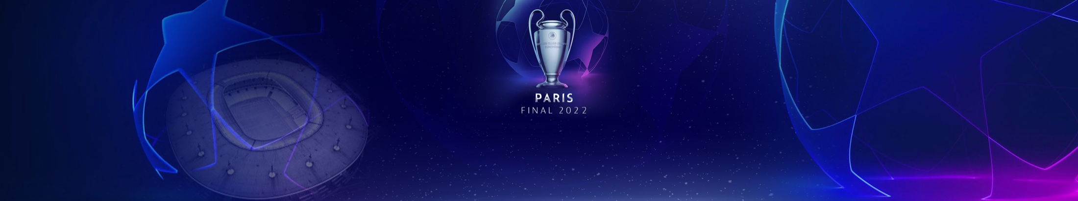 UCL Final · Paris 2022 — archival V.Wall, Stade de France