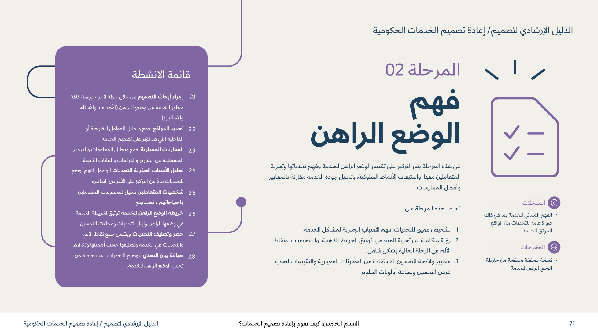 Service Design Playbook — v2.7 — page 71